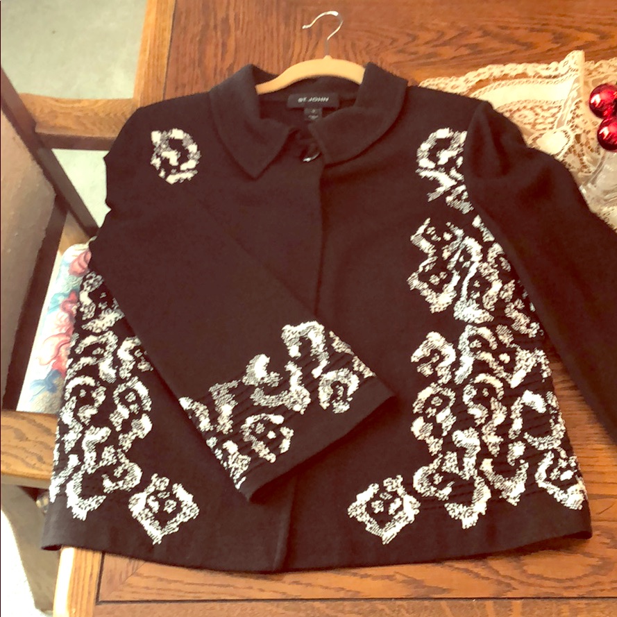 St. John One Button Jacket